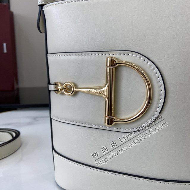 Gucci專櫃古馳2025春夏系列最新款檔案桶包手提單肩斜挎女包 jh2612型號：833665